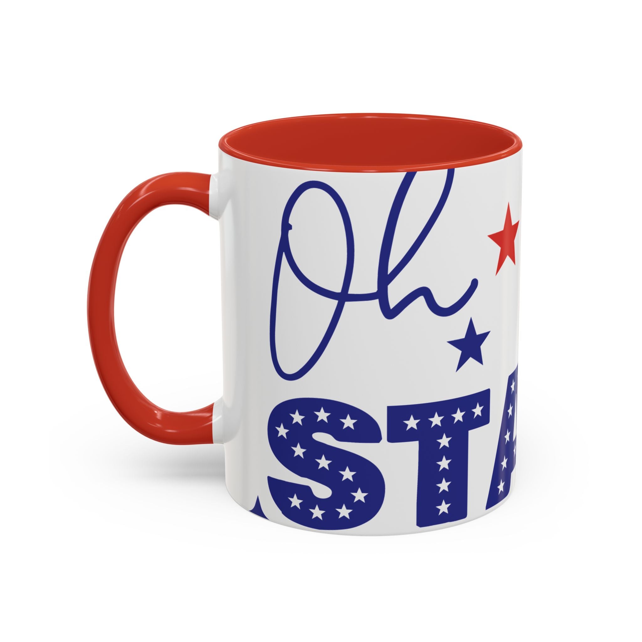 Coffee Mug - "My Stars" Patriotic Red White Blue Accent Coffee Mug