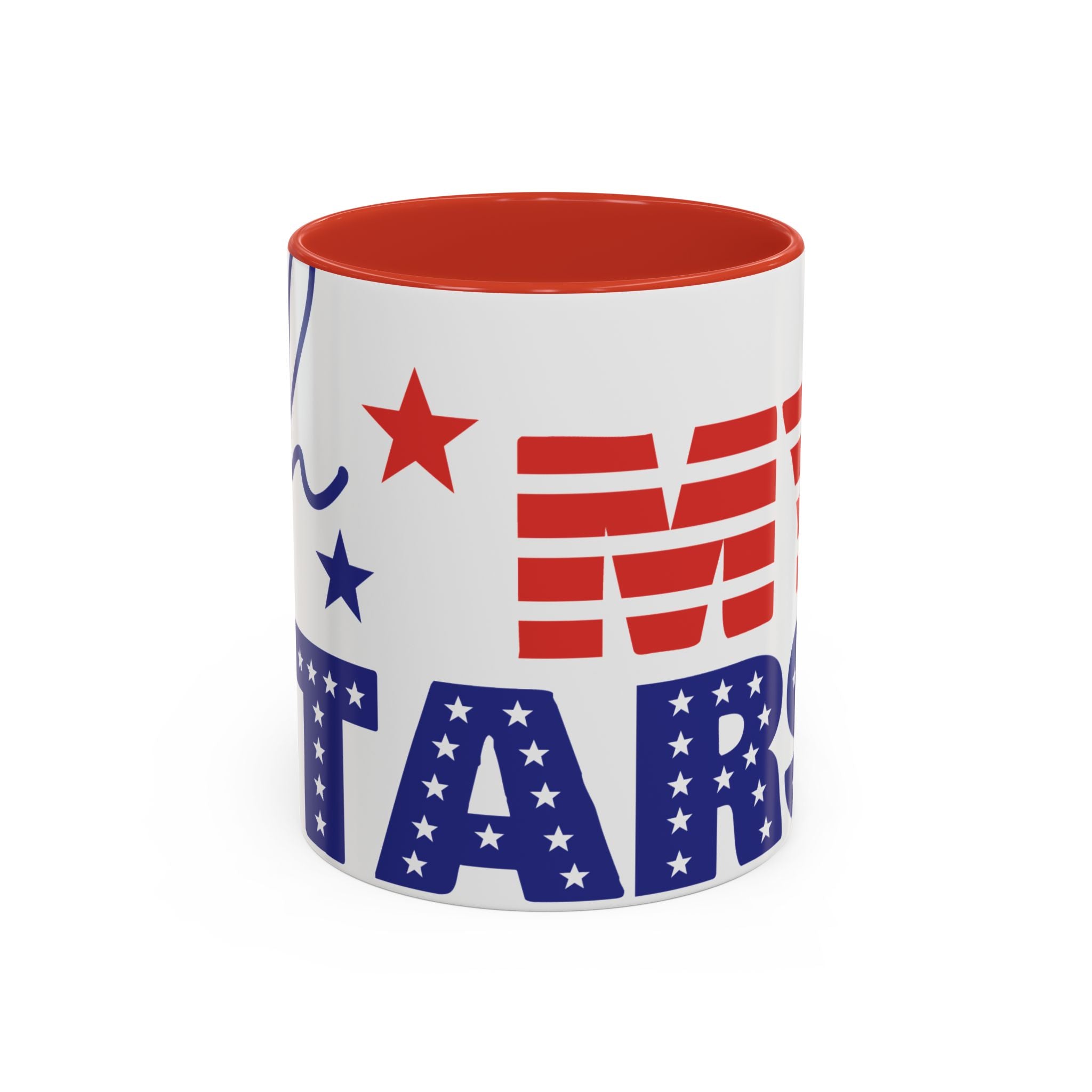 Coffee Mug - "My Stars" Patriotic Red White Blue Accent Coffee Mug