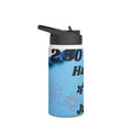 4th of July Stainless Steel Water Bottle — Patriotic Fireworks Design